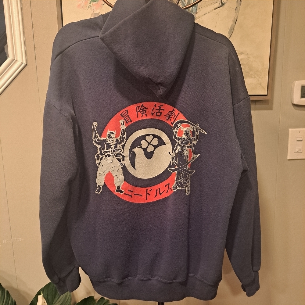 Vintage Rare Y2K Men's Hoodie From Japan Navy Blue